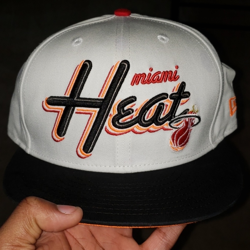 New Era 9Fifty Miami Heat Snapback Hat